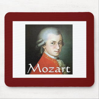 Mozart gåvor för musikälskare musmatta