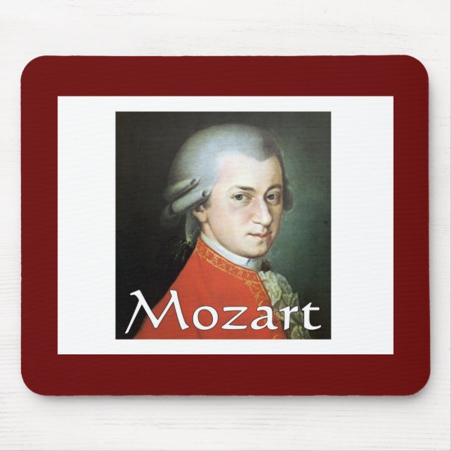Mozart gåvor för musikälskare musmatta (Framsidan)