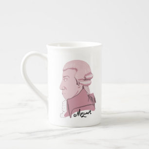 Mozart i Rosa Benporslin Mugg