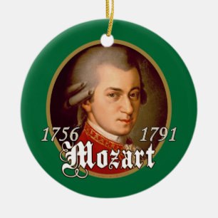 Mozart Julgransprydnad Keramik