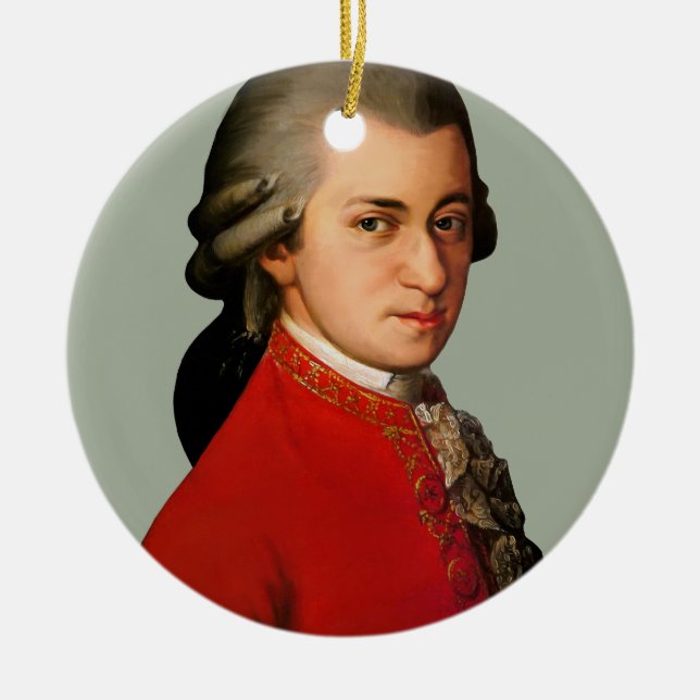 mozART Julgransprydnad Keramik (Framsidan)