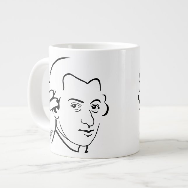 Mozart Jumbo Mugg - 20 oz. (Framsida vänster)