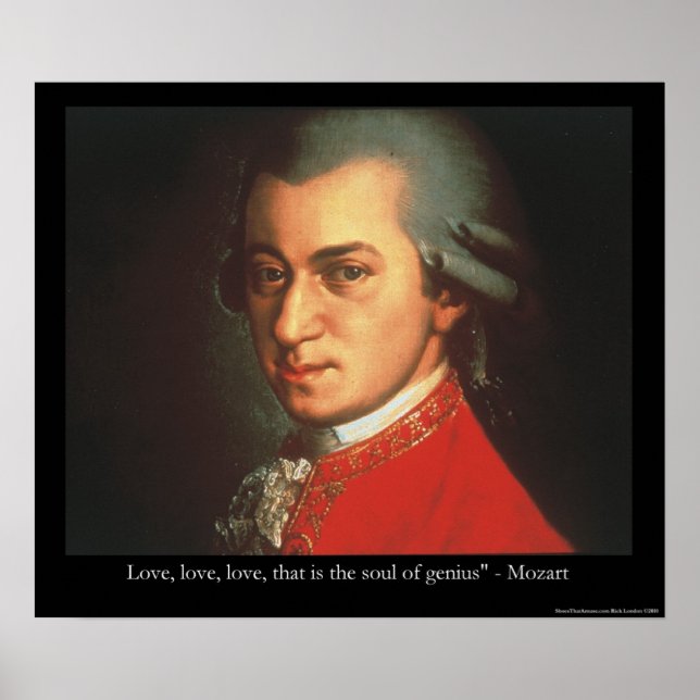 Mozart "Kärlek Kärlek Kärlek"-offerten Poster (Framsidan)