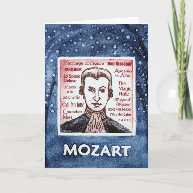 MOZART-kort Kort (Framsida)