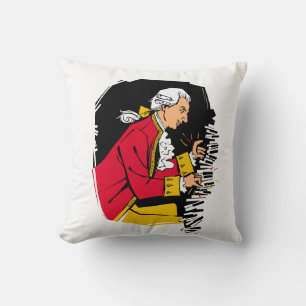 Mozart leker pianot kudde