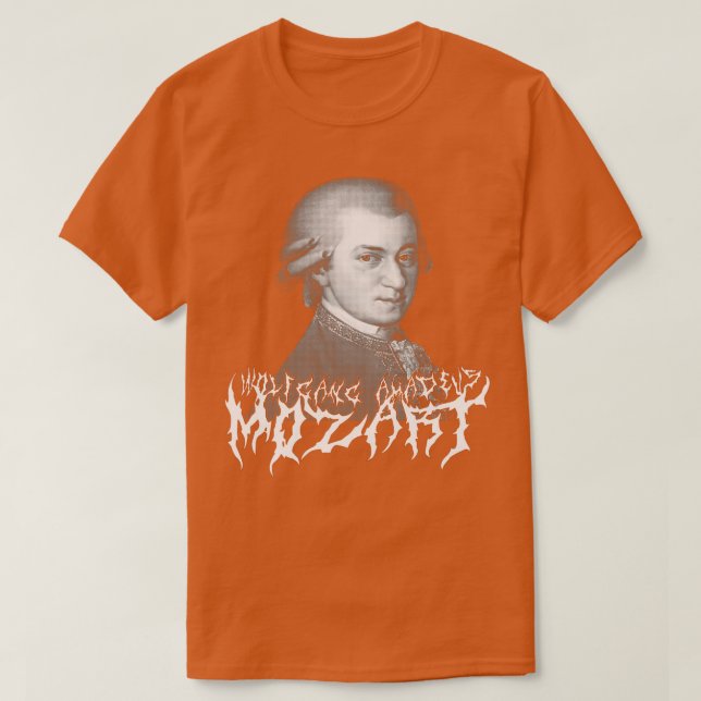 Mozart Metall T Shirt (Design framsida)