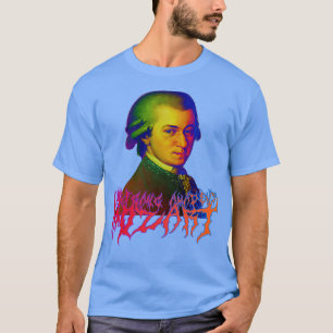 Mozart Metall Tie Dye Wolfgang Amadeus Mozart Psyc T Shirt
