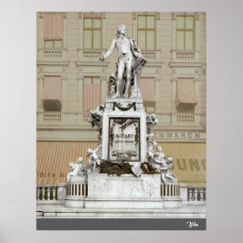 Mozart Monument i Wien (1900) Poster