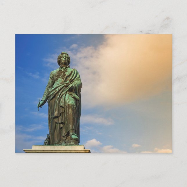 Mozart monument, Salzburg, Österrike Vykort (Framsida)