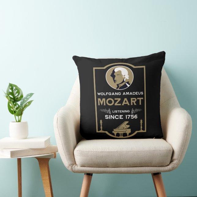 Mozart Musikälskare Present Kudde (Stol)