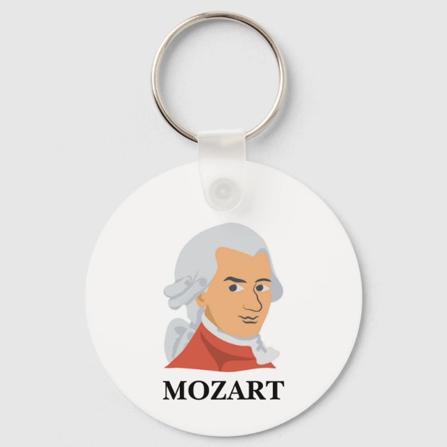 Mozart-nyckelkedja Nyckelring (Framsida)