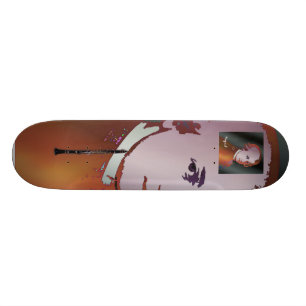 Mozart och klarinettSkateboard Old School Skateboard Bräda 21,6 Cm