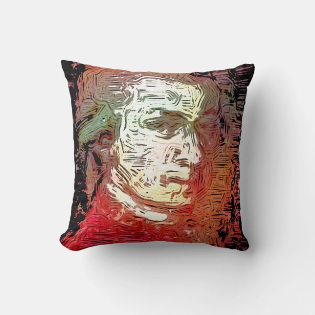 Mozart Painting Pillow Kudde (Framsida)