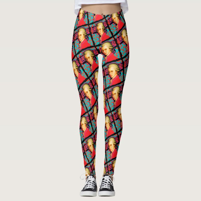 Mozart "pop-art" leggings (Framsida)