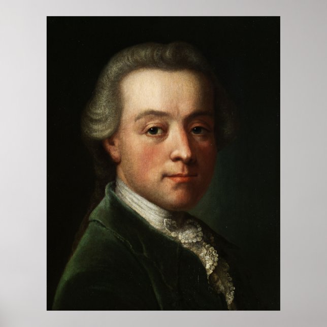 Mozart Porträtt Poster (Framsidan)