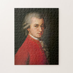 Mozart porträtt pussel