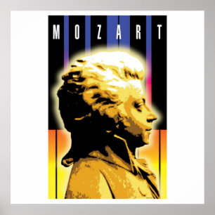 MOZART REGNBÅGEAFFISCH POSTER