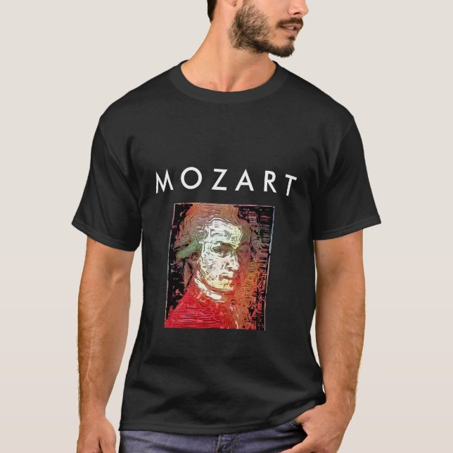 Mozart skjorta av Leslie Harlow T Shirt (Framsida)