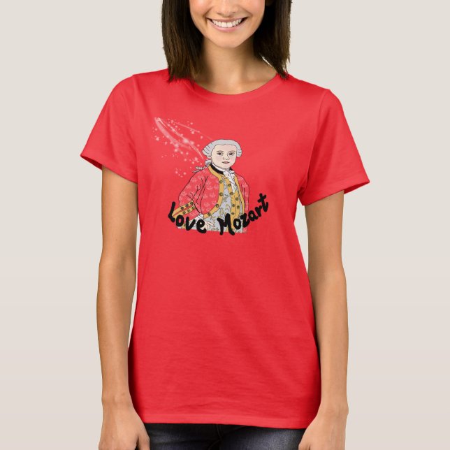 Mozart T Shirt (Framsida)