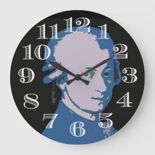 Mozart tar tid på design stor klocka