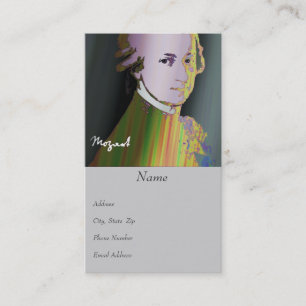Mozart visitkort