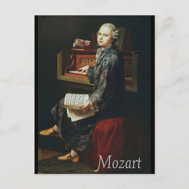 Mozart Vykort (Framsida)
