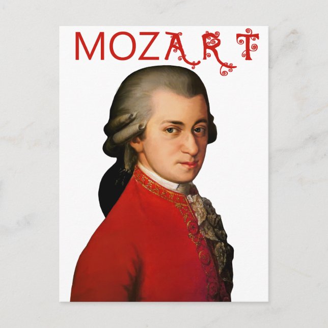 mozART Vykort (Framsida)
