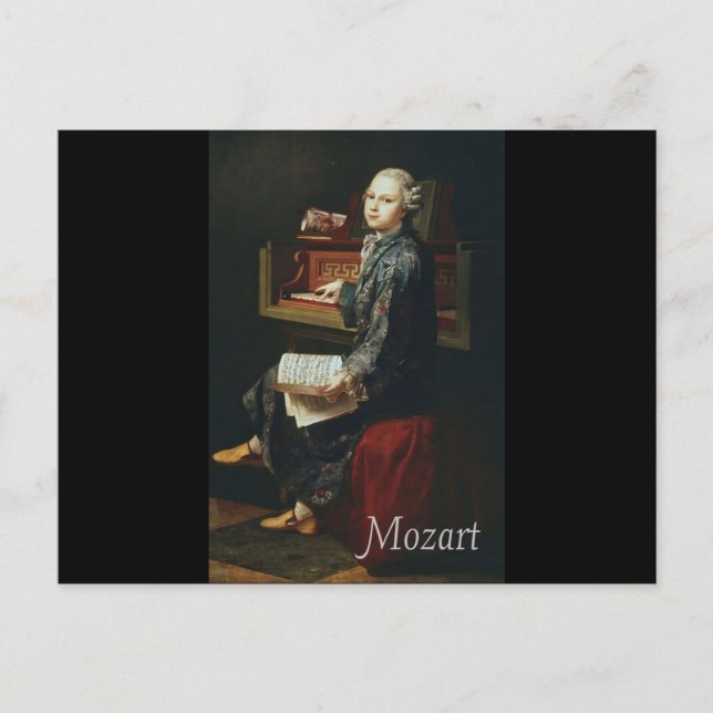 Mozart Vykort (Framsida)