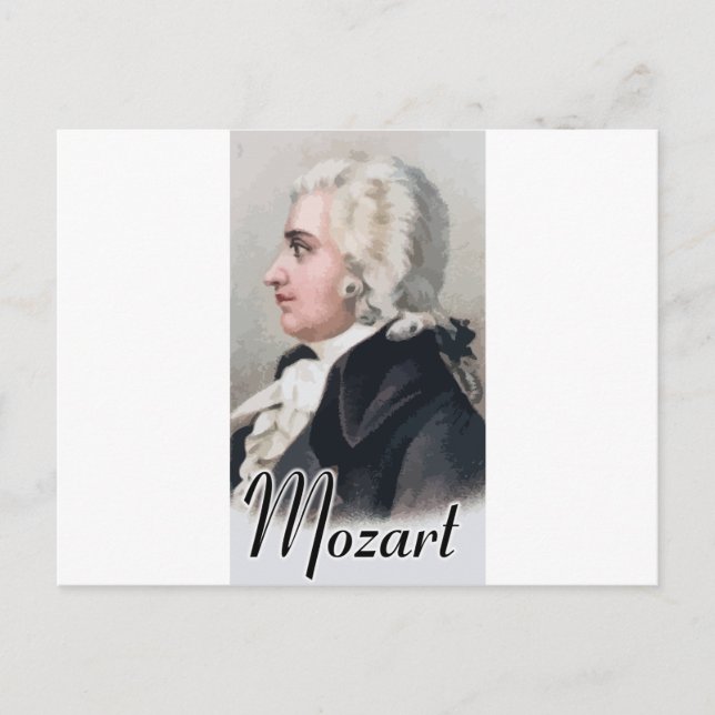 Mozart Vykort (Framsida)