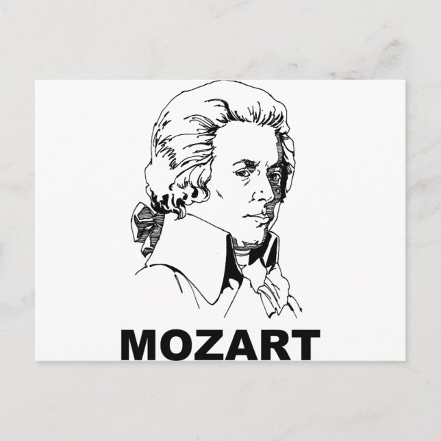 Mozart Vykort (Framsida)