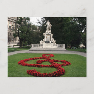 Mozartstaty Vykort
