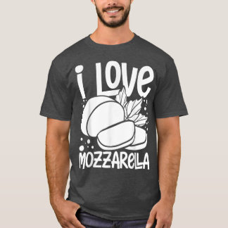 Mozzarella Cheese Recipes Buffalo italiensk färsk T Shirt