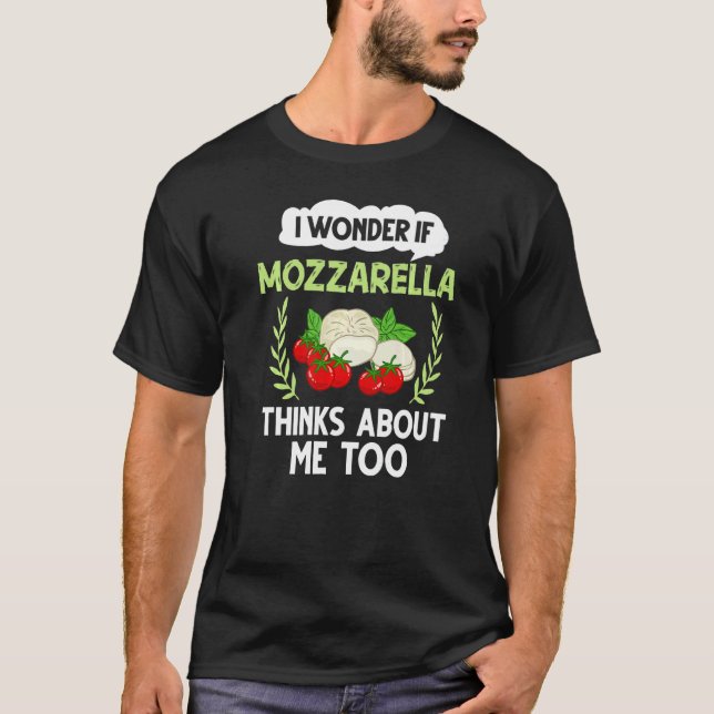 Mozzarella Cheese Recipes Buffalo italiensk färsk T Shirt (Framsida)