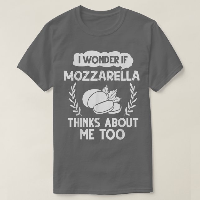 Mozzarella Cheese Recipes Buffalo italiensk färsk  T Shirt (Design framsida)