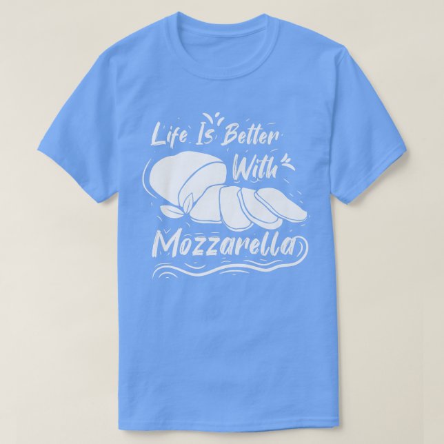 Mozzarella Cheese Recipes Buffalo italiensk Fresh  T Shirt (Design framsida)