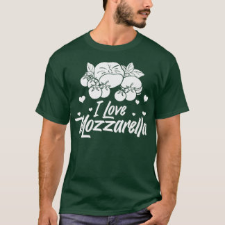 Mozzarella Cheese Recipes Buffalo italiensk Fresh T Shirt