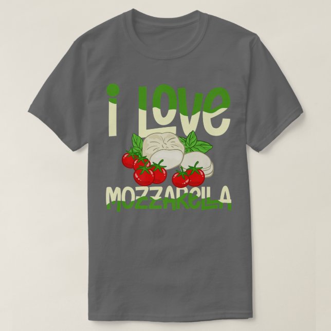 Mozzarella Cheese Recipes Buffalo italiensk Fresh  T Shirt (Design framsida)