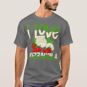 Mozzarella Cheese Recipes Buffalo italiensk Fresh  T Shirt