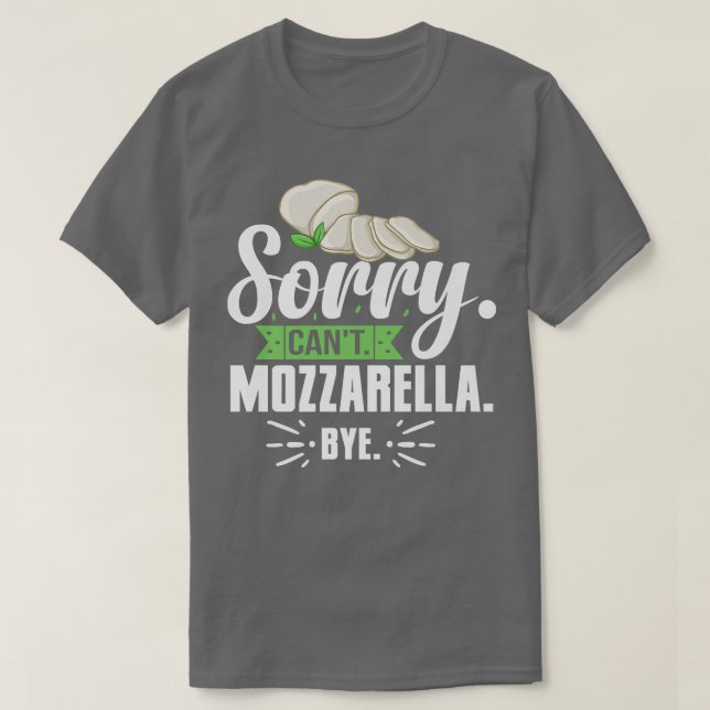 Mozzarella Cheese Recipes Buffalo italiensk Fresh  T Shirt (Design framsida)