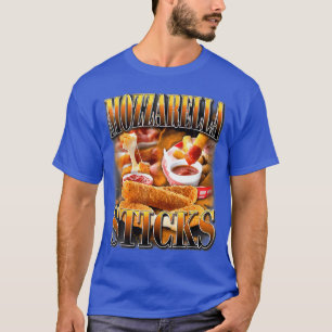 Mozzarella Cheese Sticks Bootleg Rap CD Estetik T Shirt