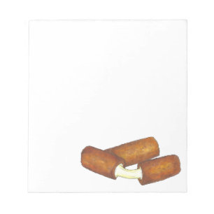 Mozzarella Cheese Sticks Junk Food Foodie Gift Anteckningsblock