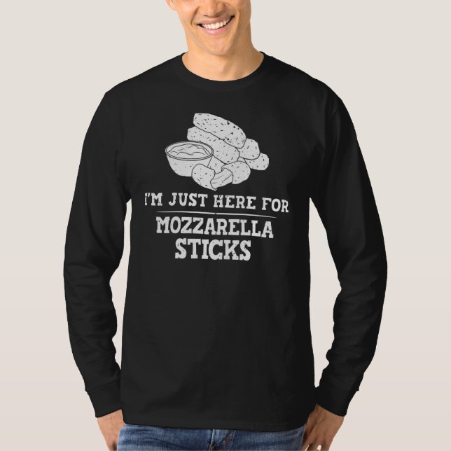 Mozzarella Sticks Cheese Stick Bread T Shirt (Framsida)