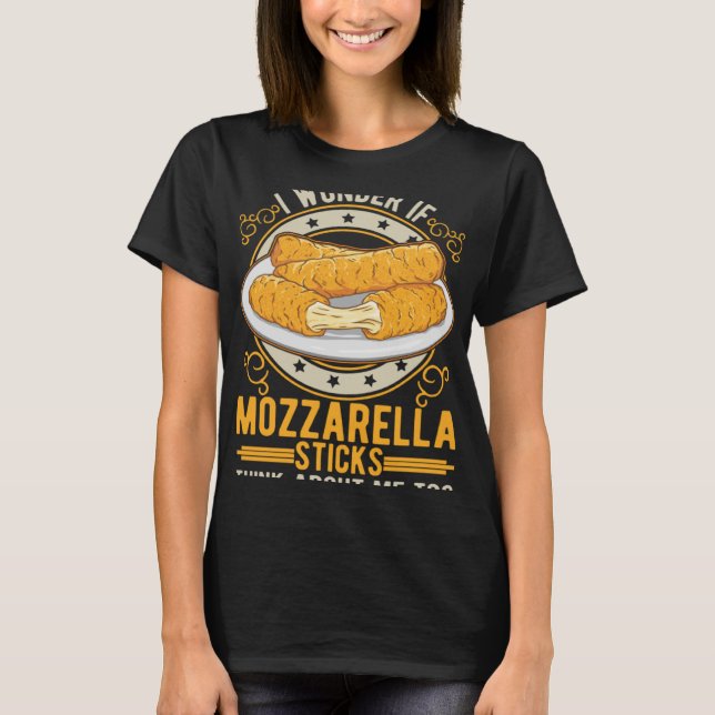 Mozzarella Sticks Cheese Sticks T Shirt (Framsida)