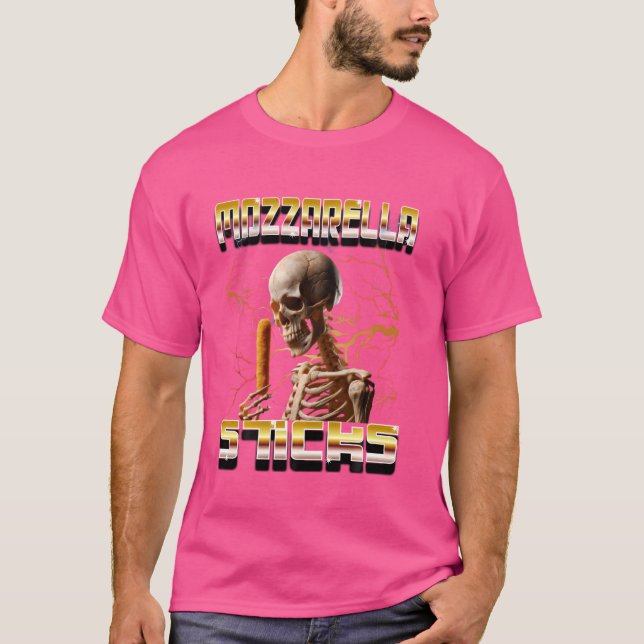 Mozzarella Sticks Smugglade Rap CDs Stil Roligt Me T Shirt (Framsida)