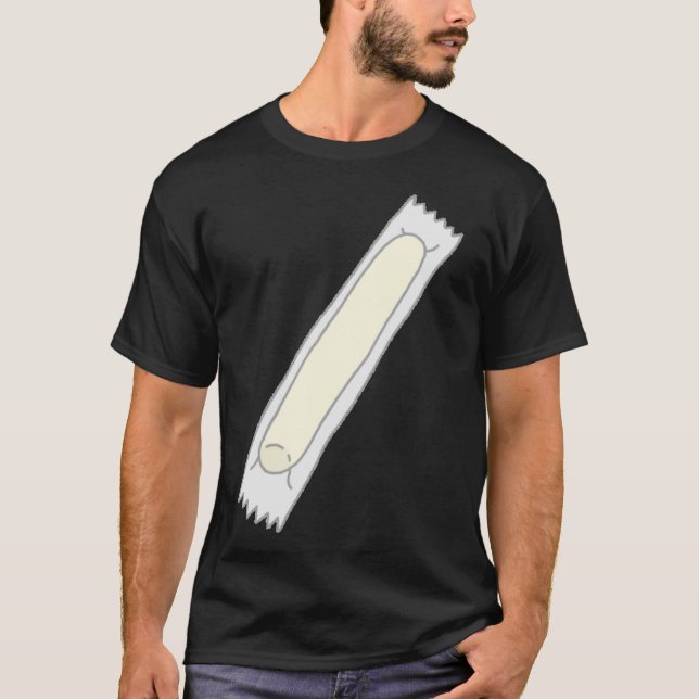 Mozzarella String Cheese T Shirt (Framsida)