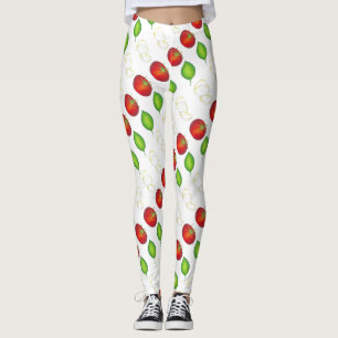 Mozzarella Tomato Basil Italien Italy Food Cooking Leggings