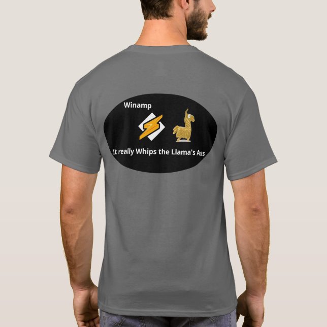 MP3 Llama T-shirt (Baksida)