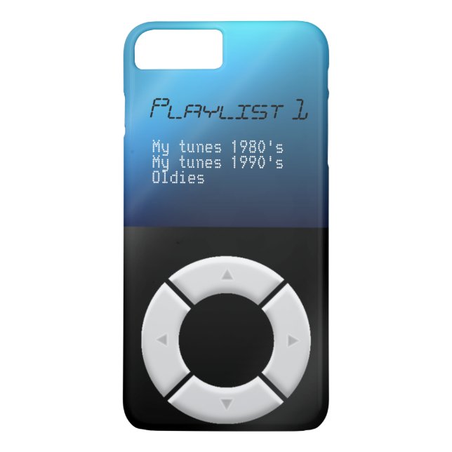 MP3 Player-design Case-Mate iPhone Skal (Baksida)