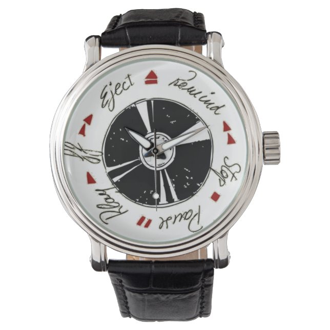 mp3 Player Watch Armbandsur (Framsida)