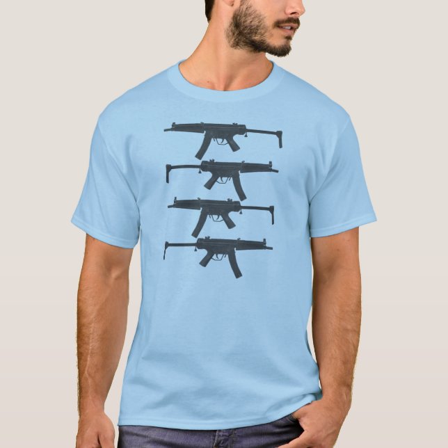 MP5 = delade melnar Tee (Framsida)